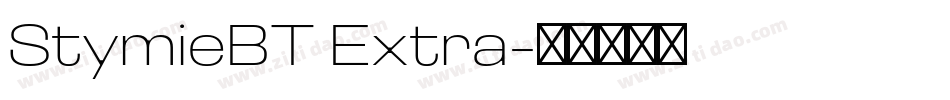 StymieBT Extra字体转换